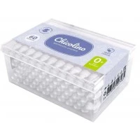 Детские ватные палочки Chicolino с ограничителем, 60 шт