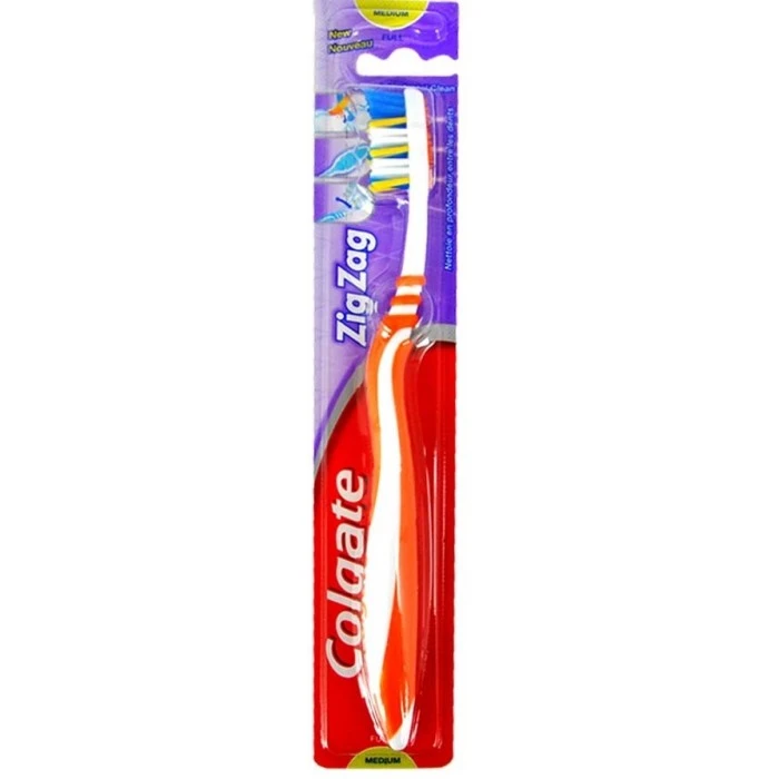 Зубная щетка COLGATE Zig Zag Medium Toothbrush, 1 шт - 