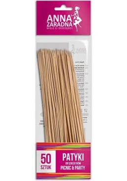 Палички для шашлику Anna Zaradna 20 см, 50 шт