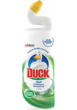 Чистящее средство для унитаза Duck 5в1 Гигиена и белизна Лесной, 900 мл