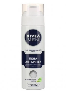 Пена для бритья Nivea для чувствительной кожи 200 мл 