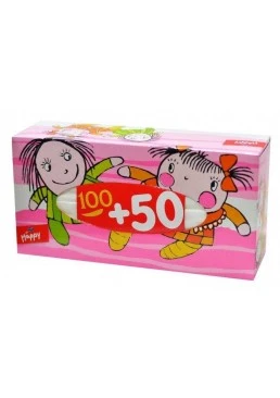 Хусточки універсальні двошарові BELLA Happy 100 + 50шт
