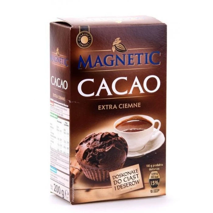Какао Magnetic Cacao экстра тёмное, 200 г - 