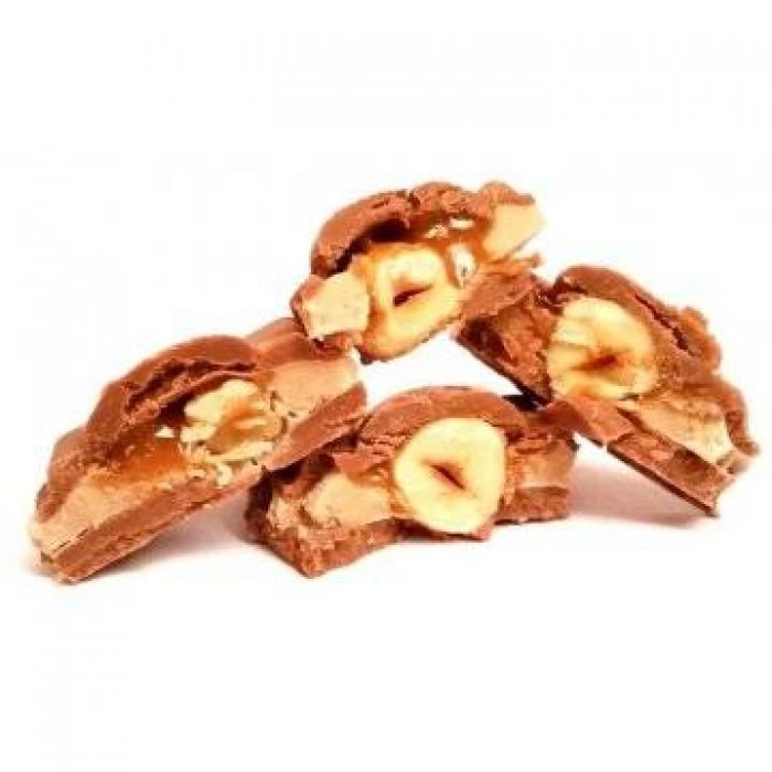 Шоколад Milka Toffee Wholenut с цельными лесными орехами 300 г - 