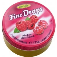 Леденцы Woogie Fine Drops Geschmack со вкусом малины, 200 г
