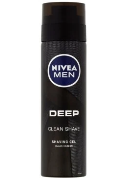 Гель для гоління Nivea Men DEEP Clean Shave Rasiergel, 200 мл