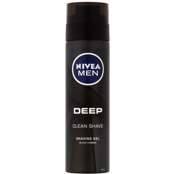 Гель для гоління Nivea Men DEEP Clean Shave Rasiergel, 200 мл - 