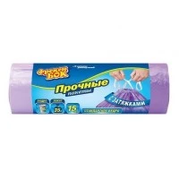 Пакети для сміття з затягуванням Фрекен Бок, 35 л, 15шт