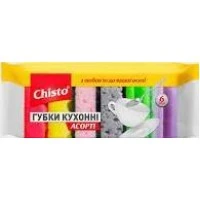 Кухонні губки Chisto Асорті, 6 шт