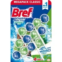 Підвісна блок для туалету Bref Power Aktiv Лісова свіжість, 3 х 50 г