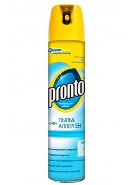 Аэрозоль для мебели Pronto Антипыль и антиаллерген, 250 мл 