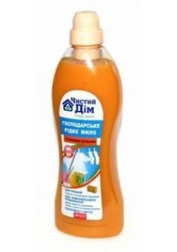 Жидкое хозяйственное мыло Чистый Дом для стирки и уборки в доме, 1 л