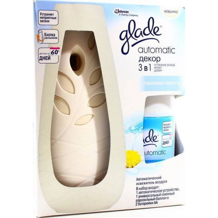 Автоматический освежитель воздуха Glade Родниковая свежесть, 269 мл  - 
