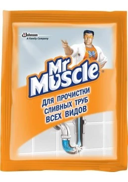 Гранулы для прочистки труб Mr Muscle саше, 70 г 