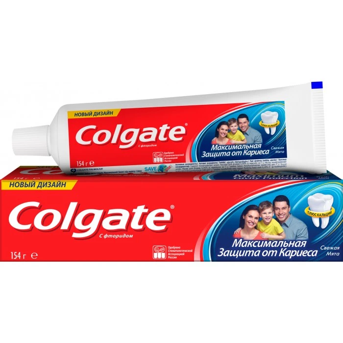 Зубна паста Colgate Максимальний захист від карієсу Свіжа м'ята, 100 мл - 