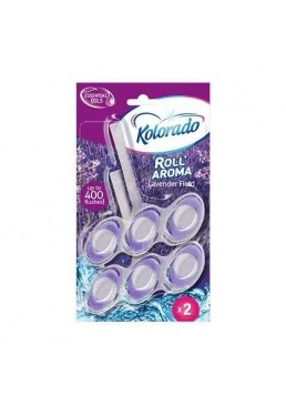 Туалетный блок для унитаза Kolorado Roll Aroma Лавандовое поле, 51 г х 2 шт