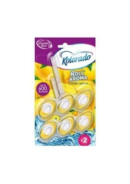 Туалетный блок для унитаза Kolorado Roll Aroma Лимон, 51 г х 2 шт