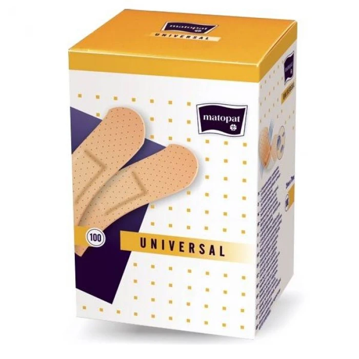Пластырь медицинский Matopat универсальный 19 мм х 76 мм, 100 шт - 