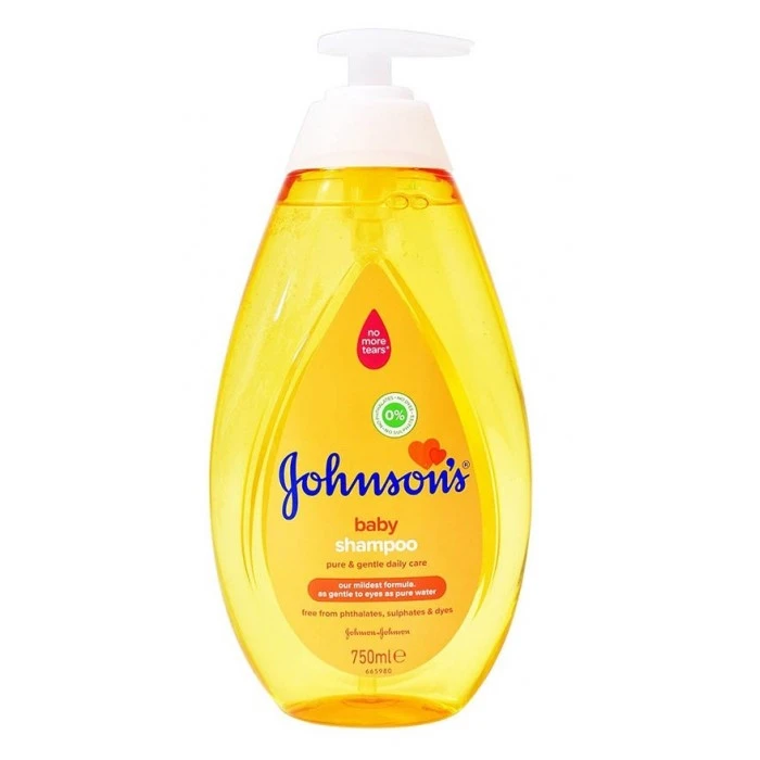 Шампунь для волосся Johnson's Baby дитячий з дозатором, 750 мл - 