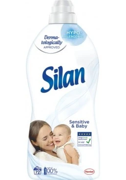 Ополіскувач для білизни Silan Сенситів і дитячий, 1.8 л