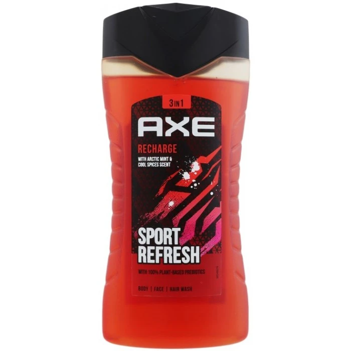 Гель для душа Axe Sport Refresh Artic Mint & Cool Spices, 250 мл - 