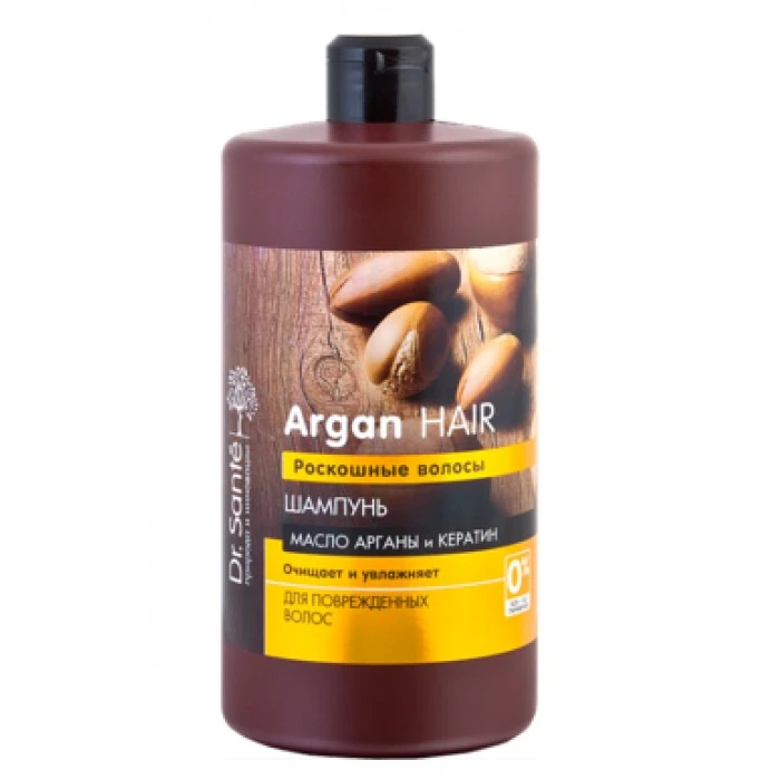 Шампунь Dr.Sante Argan Hair для поврежденных волос, 1 л - 