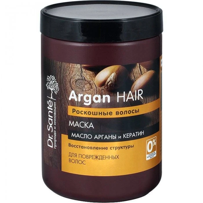Маска для волос Dr.Sante Argan Hair против выпадения волос, 1 л - 