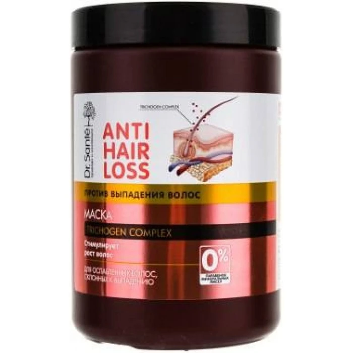 Маска для волос Dr.Sante Anti Hair Loss против выпадения волос, 1 л - 
