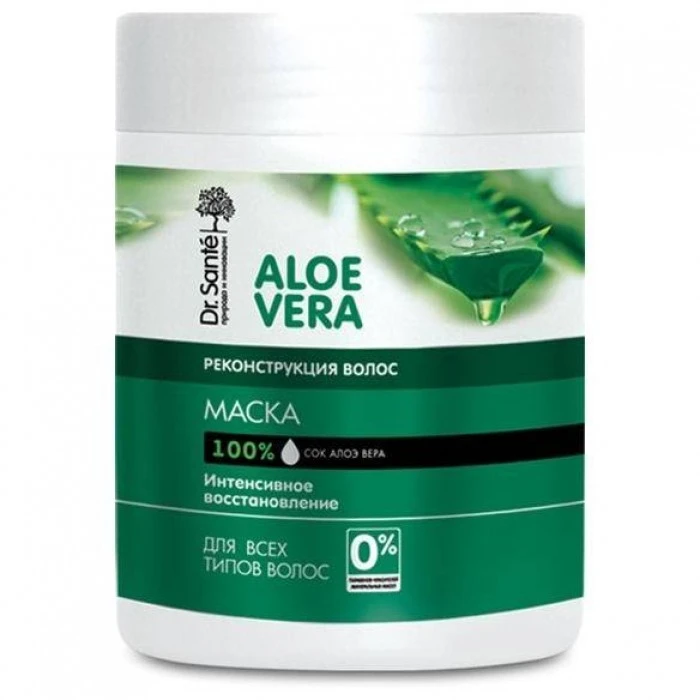 Маска для волосся Dr.Sante Aloe Vera Реконструкція, 1 л - 