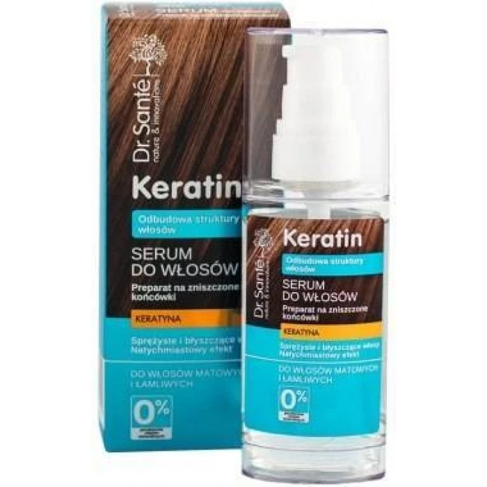Флюид для волос Dr.Sante Keratin для посеченных кончиков, 50 мл - 