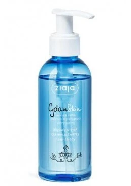 Гідрофільні масло для вмивання Ziaja GdanSkin з зволожуючим екстрактом водоростей, 140 мл