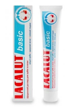 Зубна паста Lacalut Basic, 75 мл