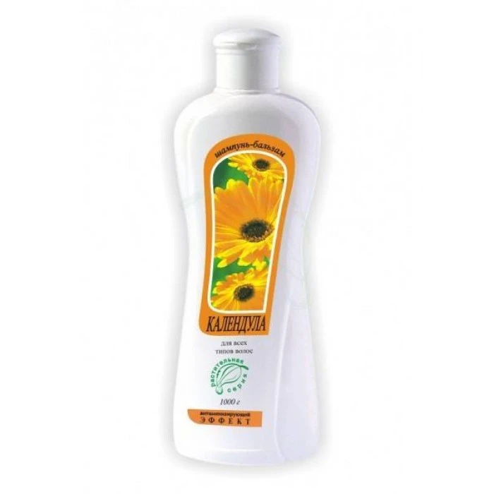 Шампунь-бальзам Фитодоктор Календула витаминизирующий Бетта-каротин, 1 л  - 