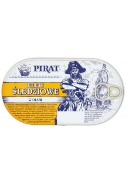 Консерва філе оселедця в олії Pirat, 170 г