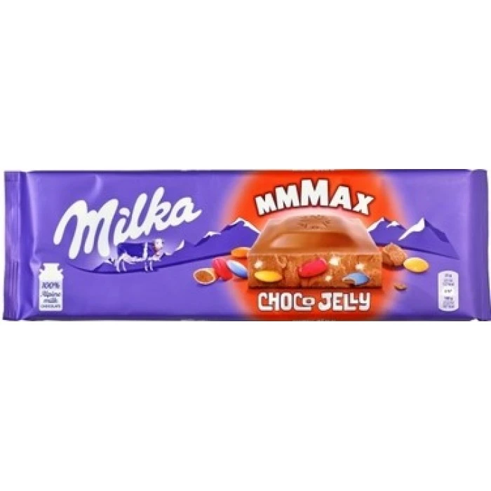 Шоколад молочний Milka Choco Jelly, 250 г - 
