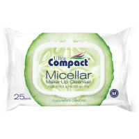 Салфетки влажные Ultra Compact Micellar с мицелярной водой, 25 штук