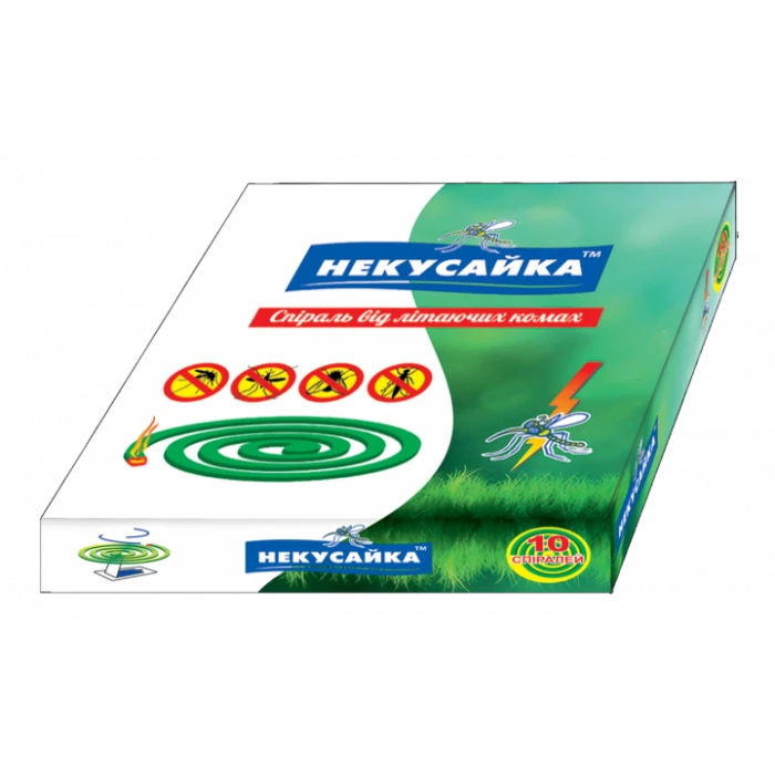 Спирали Некусайка от летающих насекомых, 10 шт - 