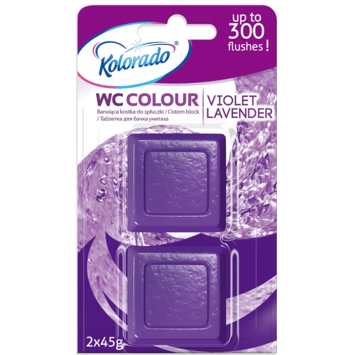 Пігулка для бачка унітазу Kolorado WC Colour фіолетовий, 2 шт - 
