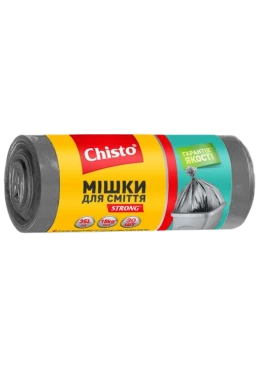 Мешки для мусора Chisto Strong 35 л, 30 шт