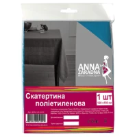 Скатертина поліетиленова синя Anna Zaradna