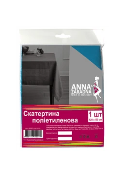 Скатерть полиэтиленовая синяя Anna Zaradna