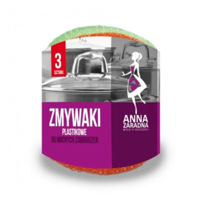 Скребки пластикові Anna Zaradna, 3 шт - 