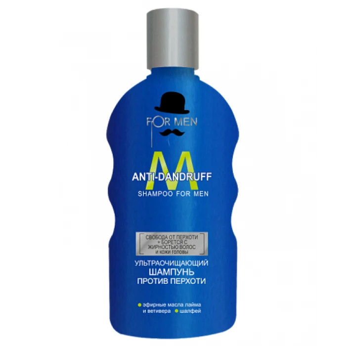 Ультра-очищающий шампунь For Men против перхоти, 200 мл - 