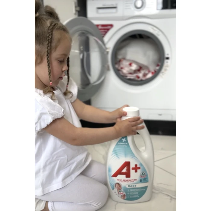 Гель для прання A+ Baby для дитячої білизни, 1.2 л (24 прань) - 