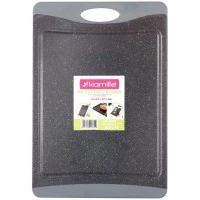 Дошка кухонна Kamille KM-10072 43х29, 7х0, 9 cm, пластикова (сірий мармур)