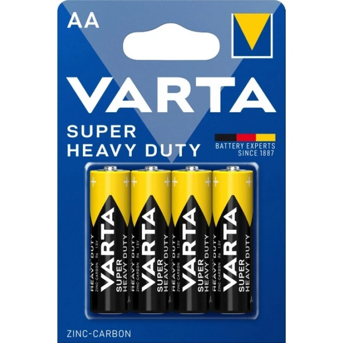 Батарейка Varta Superlife AA BLI 4 Zinc-carbon, 4 шт - 