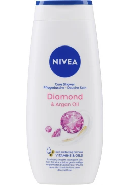 Заспокійливий гель для душу Nivea Diamond & Argan Oil, 250 мл