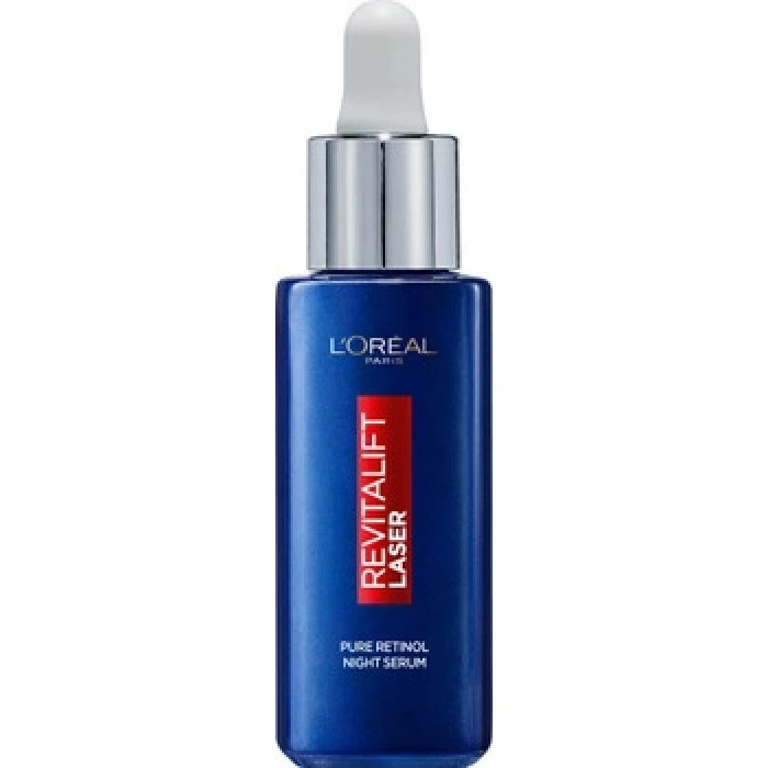 Ночная сыворотка для кожи лица L'Oreal Paris Revitalift Laser с ретинолом против глубоких морщин, 30 мл - 
