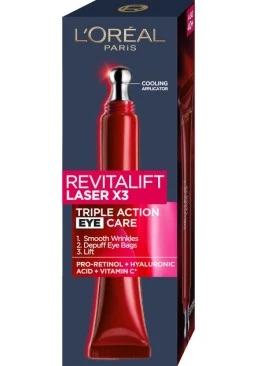 Крем L'Oreal Paris Revitalift Лазер Х3 Регенерирующий глубокий уход для кожи вокруг глаз, 15 мл