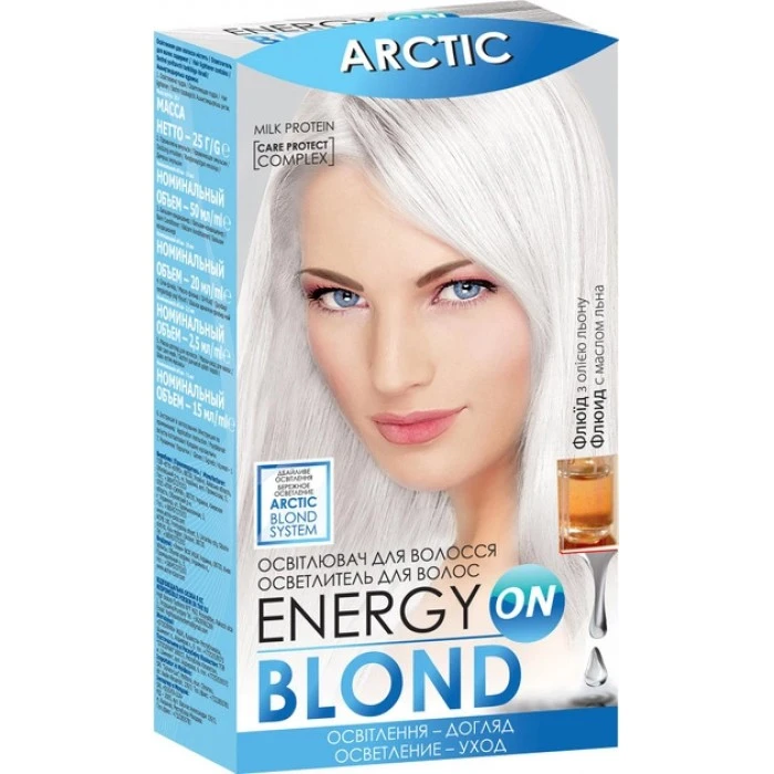 Освітлювач для волосся ACME Energy Blond Artic з флюїдом - 